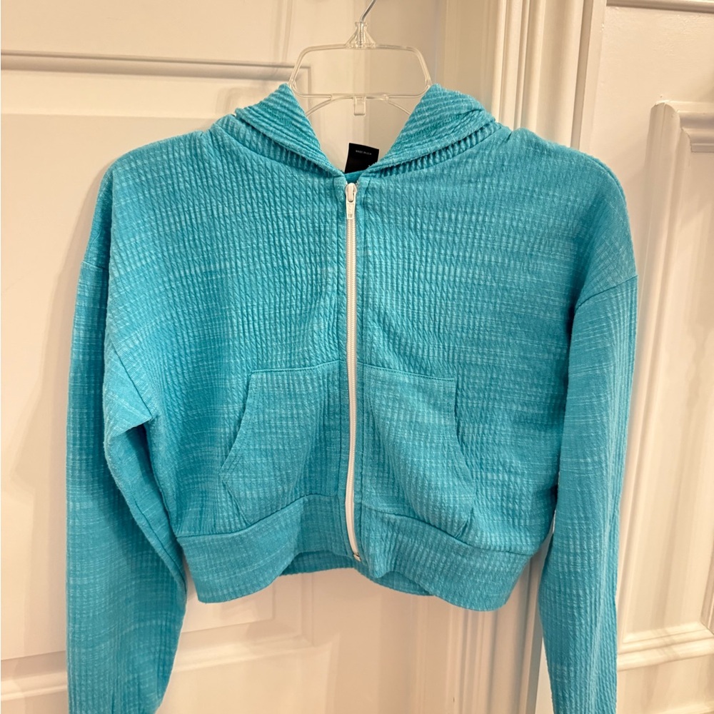 Girls teal pixielane soft  Hoodie